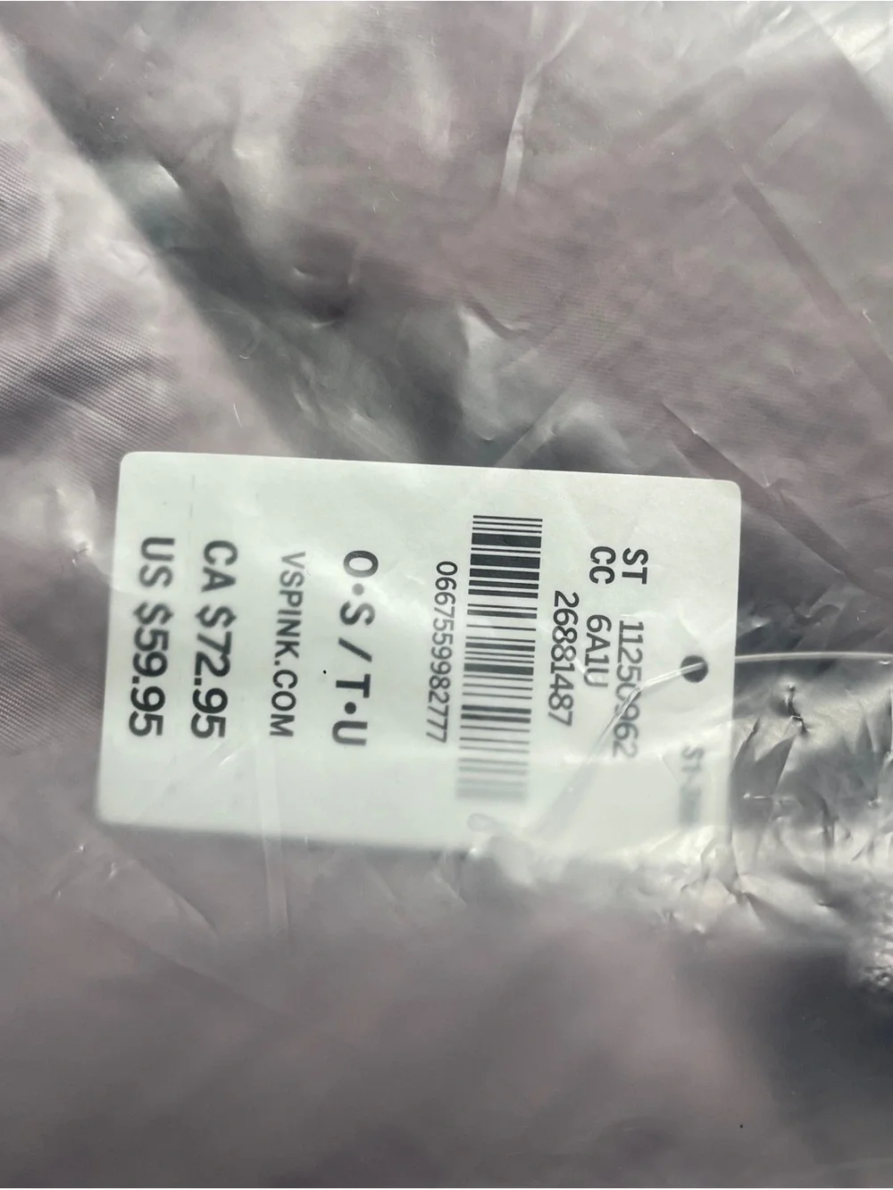 PINK Victoria's Secret Dusty Mauve Quilted Backpack